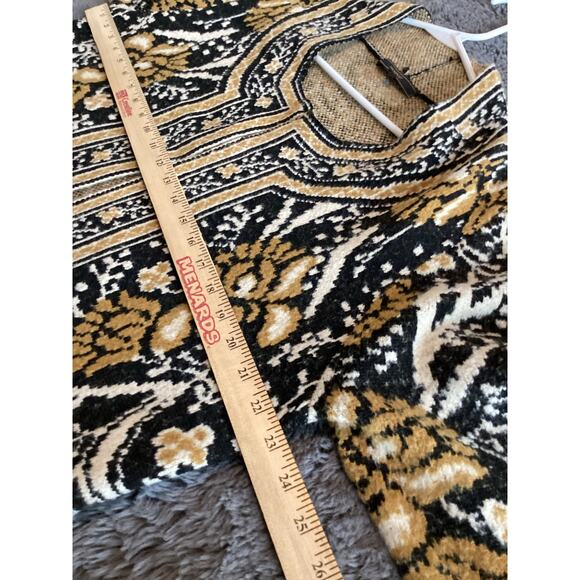 Maxsport Women's Long Cardigan Sweater Black and Brown Size Small - Picture 10 of 11